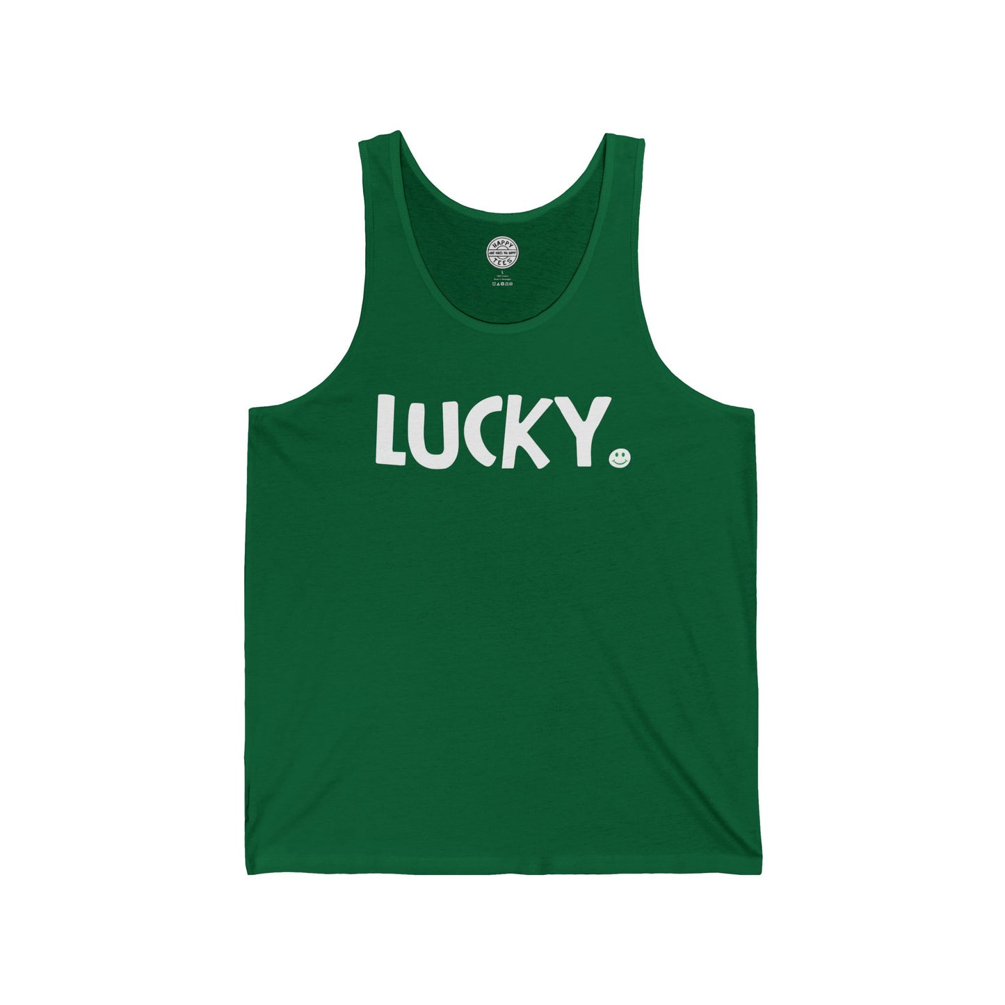 LUCKY Happy Tee (Tank Top)  Tank Top S / Kelly HAPPY TEES® BRAND