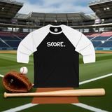 SCORE Happy Tee (Long Sleeve Baseball Tee)  Long-sleeve  HAPPY TEES® BRAND
