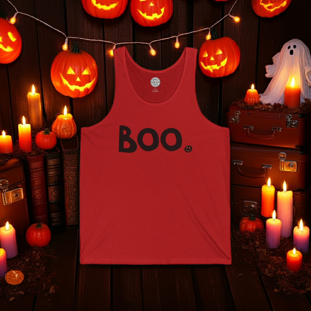 BOO Happy Tee (Tank Top)  Tank Top  HAPPY TEES® BRAND