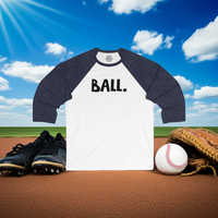 BALL Happy Tee (Long Sleeve Baseball Tee)  Long-sleeve  HAPPY TEES® BRAND