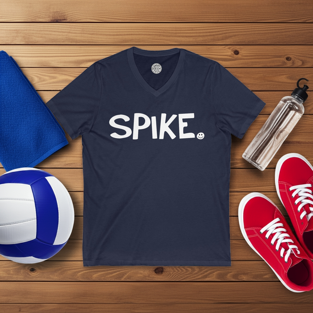 SPIKE Happy Tee (V-Neck)  V-neck  HAPPY TEES® BRAND