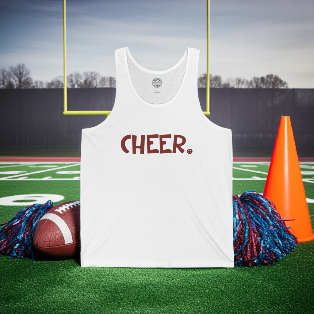 CHEER Happy Tee (Tank Top)  Tank Top  HAPPY TEES® BRAND