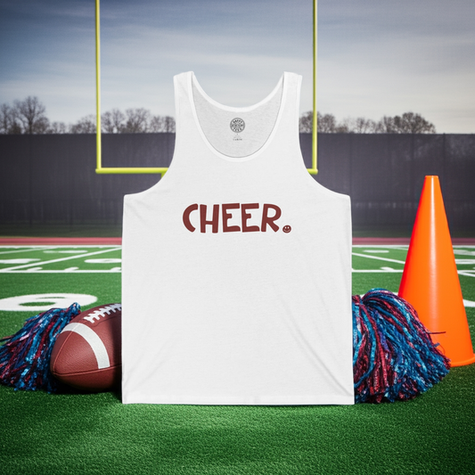 CHEER Happy Tee (Tank Top)  Tank Top  HAPPY TEES® BRAND