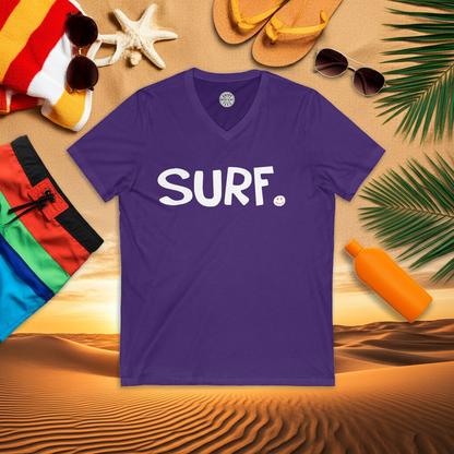 SURF Happy Tee (V-Neck)  V-neck  HAPPY TEES® BRAND