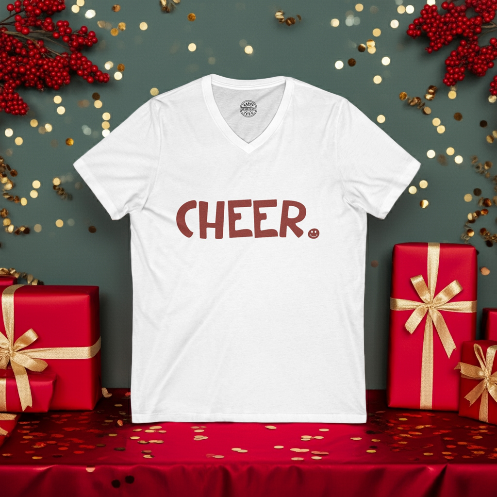 CHEER Happy Tee (V-Neck)