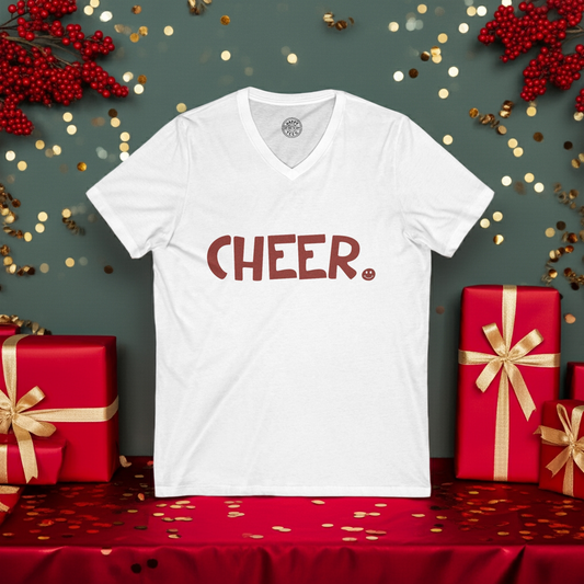 CHEER Happy Tee (V-Neck)