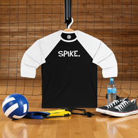 SPIKE Happy Tee (Long Sleeve Baseball Tee)  Long-sleeve  HAPPY TEES® BRAND