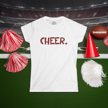 CHEER Happy Tee (Women's Tee)  T-Shirt  HAPPY TEES® BRAND