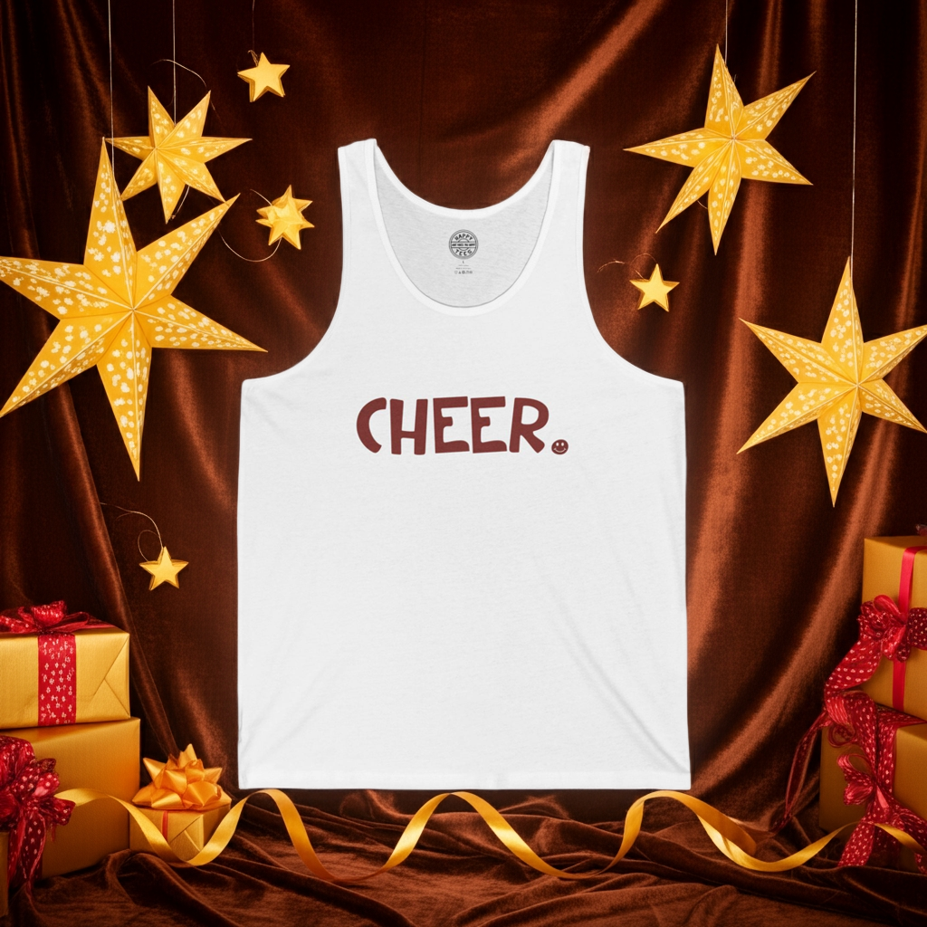 CHEER Happy Tee (Tank Top)  Tank Top  HAPPY TEES® BRAND