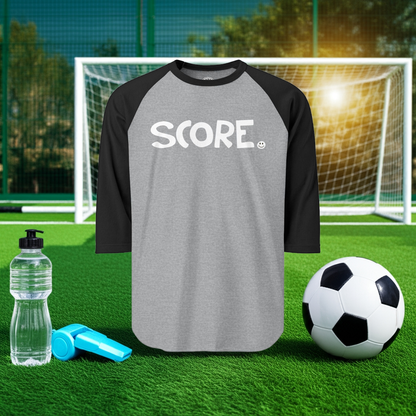 SCORE Happy Tee (Long Sleeve Raglan)  Long-sleeve  HAPPY TEES® BRAND