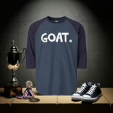 GOAT Happy Tee (Long Sleeve Raglan)  Long-sleeve  HAPPY TEES® BRAND
