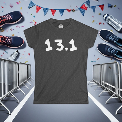 13.1 Happy Tee (Women's Tee)  T-Shirt  HAPPY TEES® BRAND